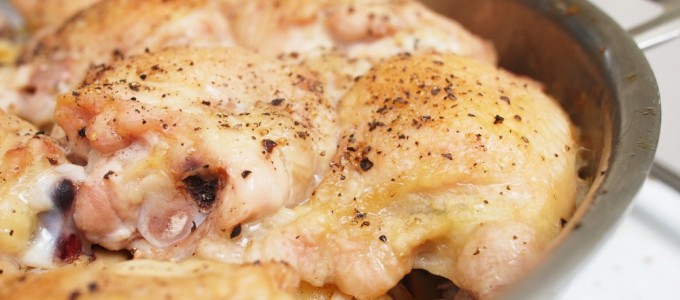 Salt and Pepper Baked Chicken