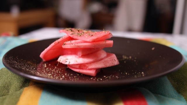 Lacto-Fermented Radishes