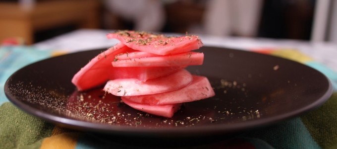 Lacto-Fermented Radishes