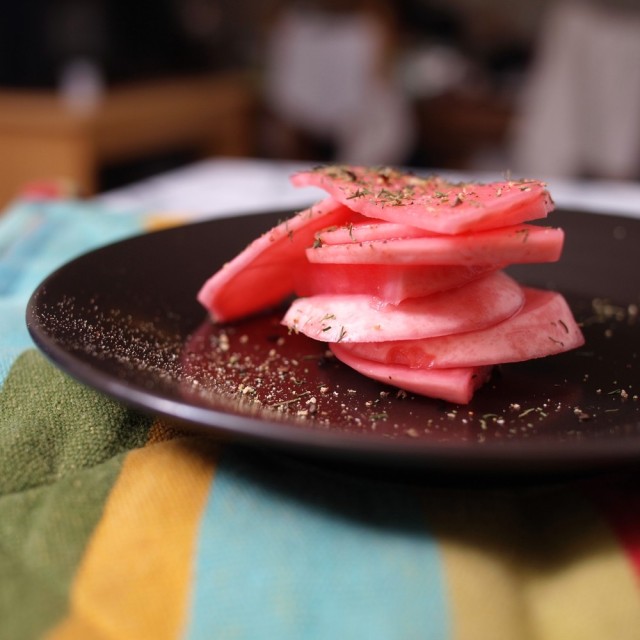 Lacto-Fermented Radishes