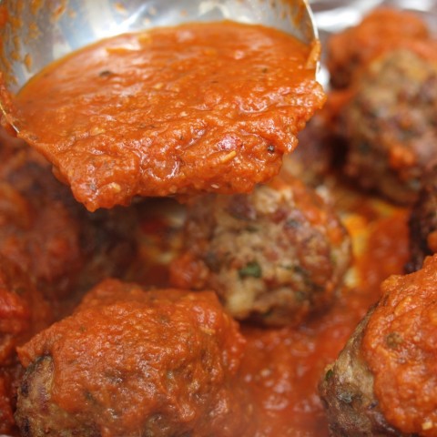 Meatballs Marinara, Italian Style