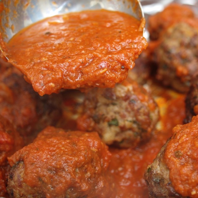 Meatballs Marinara, Italian Style