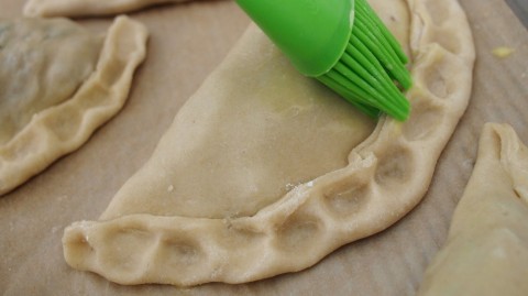 Meat Pies with Broccoli Rabe