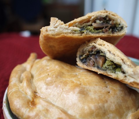 Meat Pies with Broccoli Rabe
