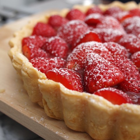 Strawberry-Rhubarb Tart