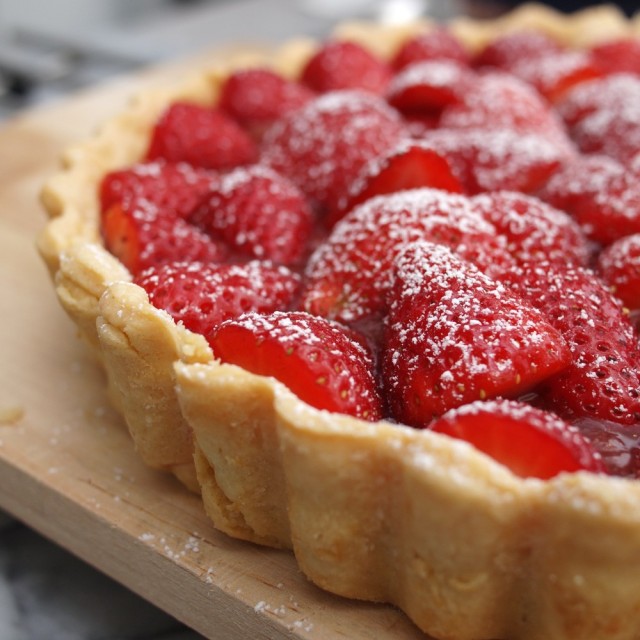 Strawberry-Rhubarb Tart