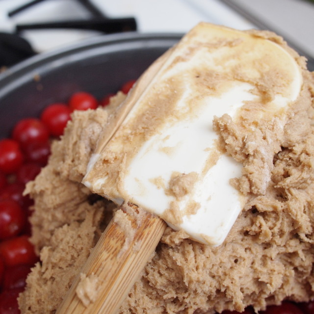 Sour Cherry Upside Down Cake