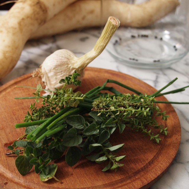 Herby Lactofermented Daikons