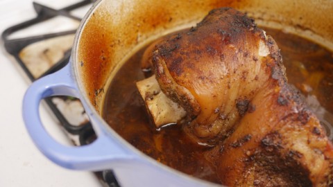 Beer Braised Pork for the Super Bowl