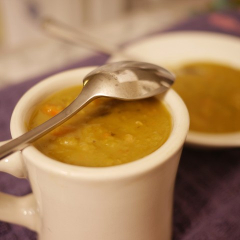 Split Pea Soup with Ham Hocks