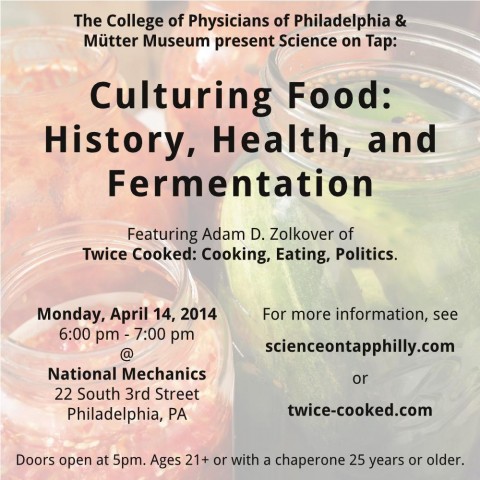 Science On Tap - Culturing Food: History, Health, and Fermentation