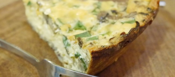 Gluten-Free Quiche with Potato Crust